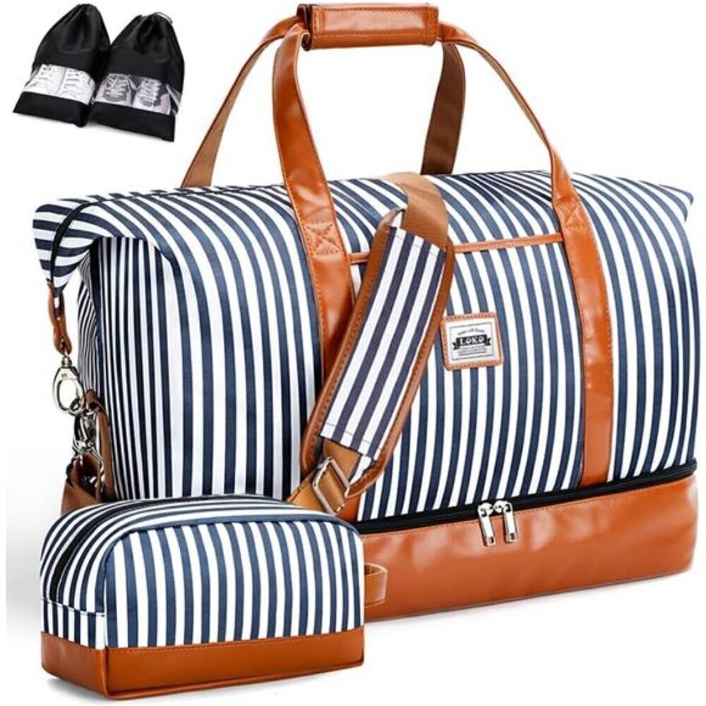 Large Weekender Bag Women 50L Travel Duffle Holdall